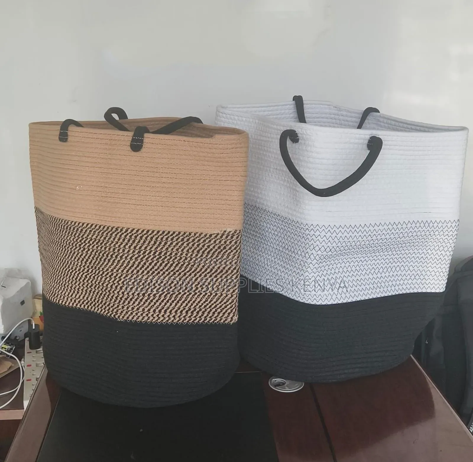 Laundry Hamper Large Rope Laundry Hamper Woven Basket With Handles