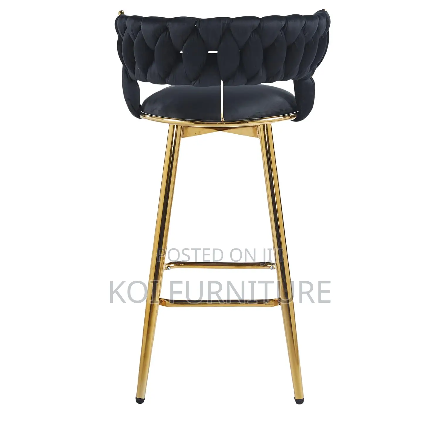 Barstools; Four Legs Free Stand Leather Comfy Barstools