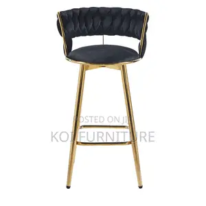 Barstools; Four Legs Free Stand Leather Comfy Barstools