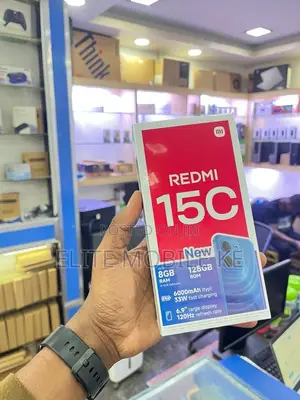 New Xiaomi Redmi 15C 4G 128 GB Black
