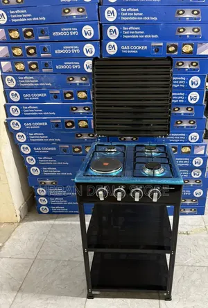 Electromate 3+1 Standing Cooker With Shelves