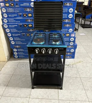 Electromate 3+1 Standing Cooker With Shelves