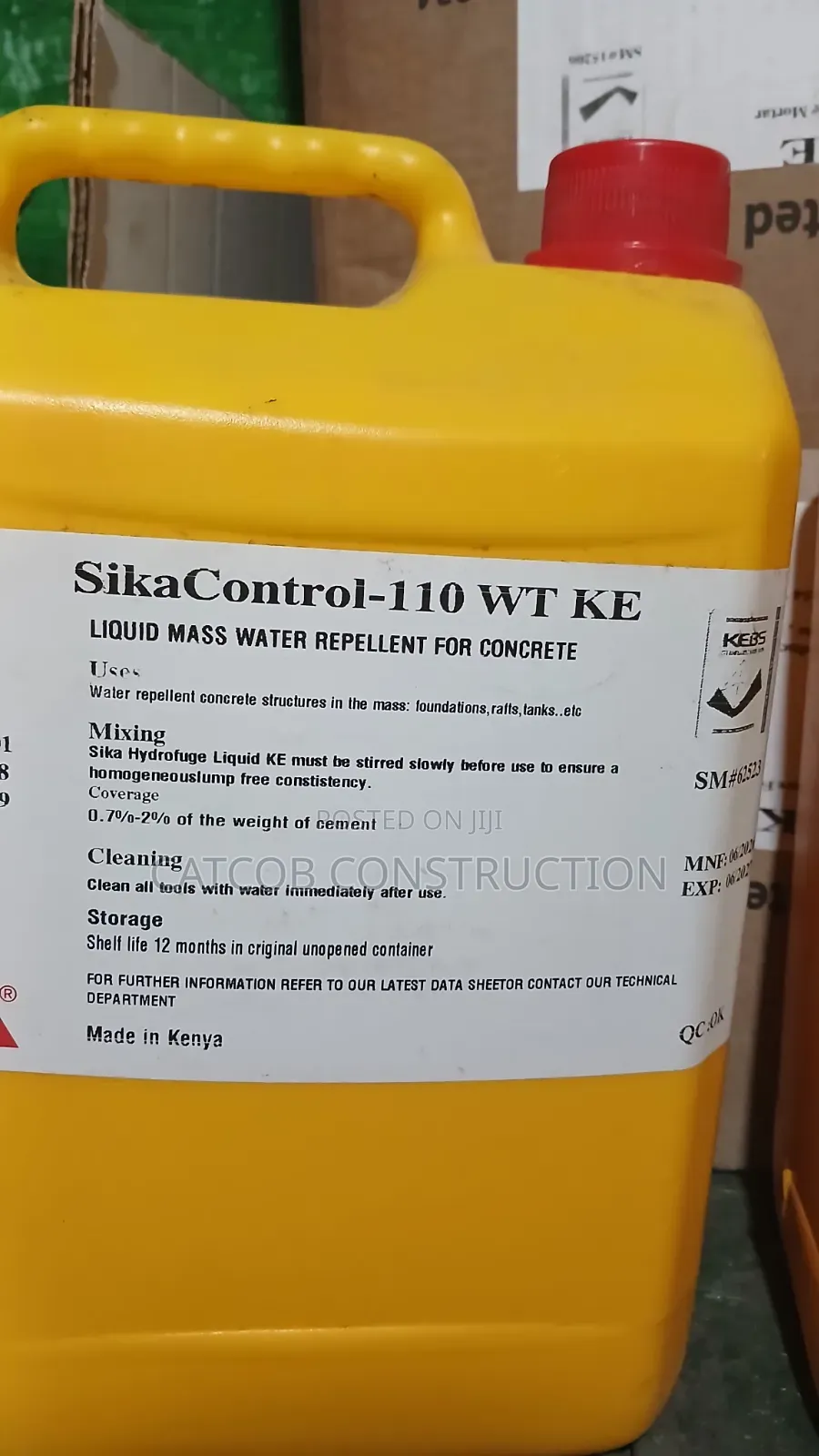 Sika Control 110 5Litrs