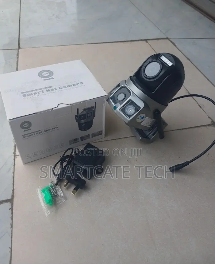 Human Detection AC Powered V380 4G Outdoor CCTV Camera – Dual Lens