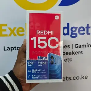 New Xiaomi Redmi 15C 4G 128 GB Black