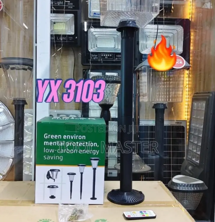 YX-3103 Solar Garden Pillar Light