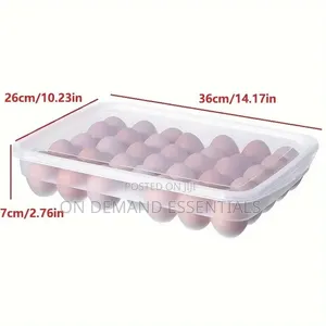 34pcs Clear Egg Tray