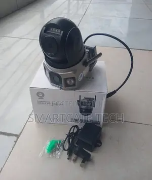 AC Powered V380 4G Smart CCTV Camera – Dual Lens Wide-Angle Security