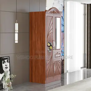 2 Door MDF Wardrobe With Shelves