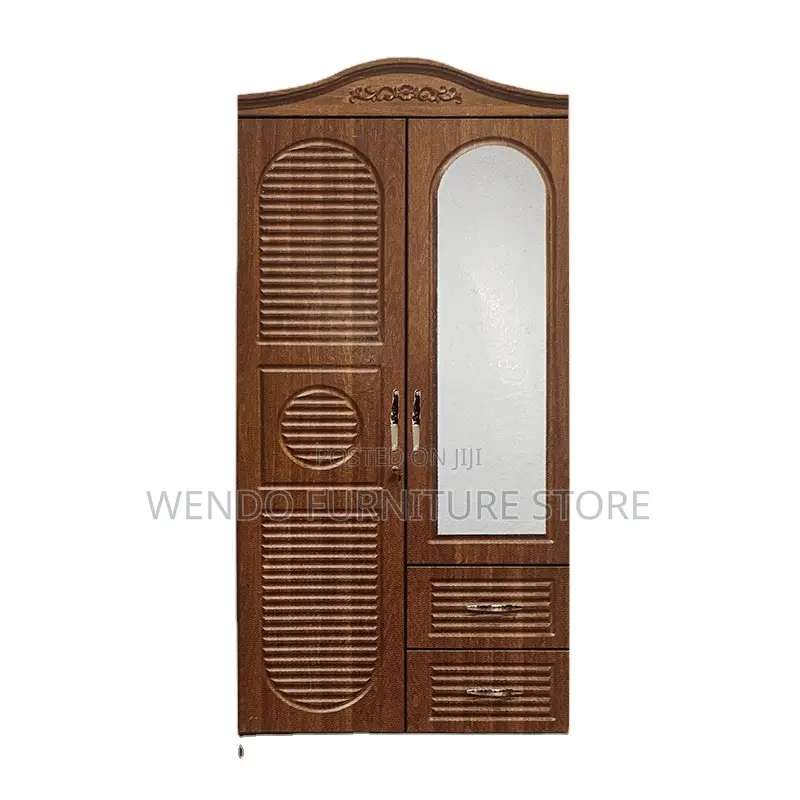 2 Door MDF Wardrobe With Shelves