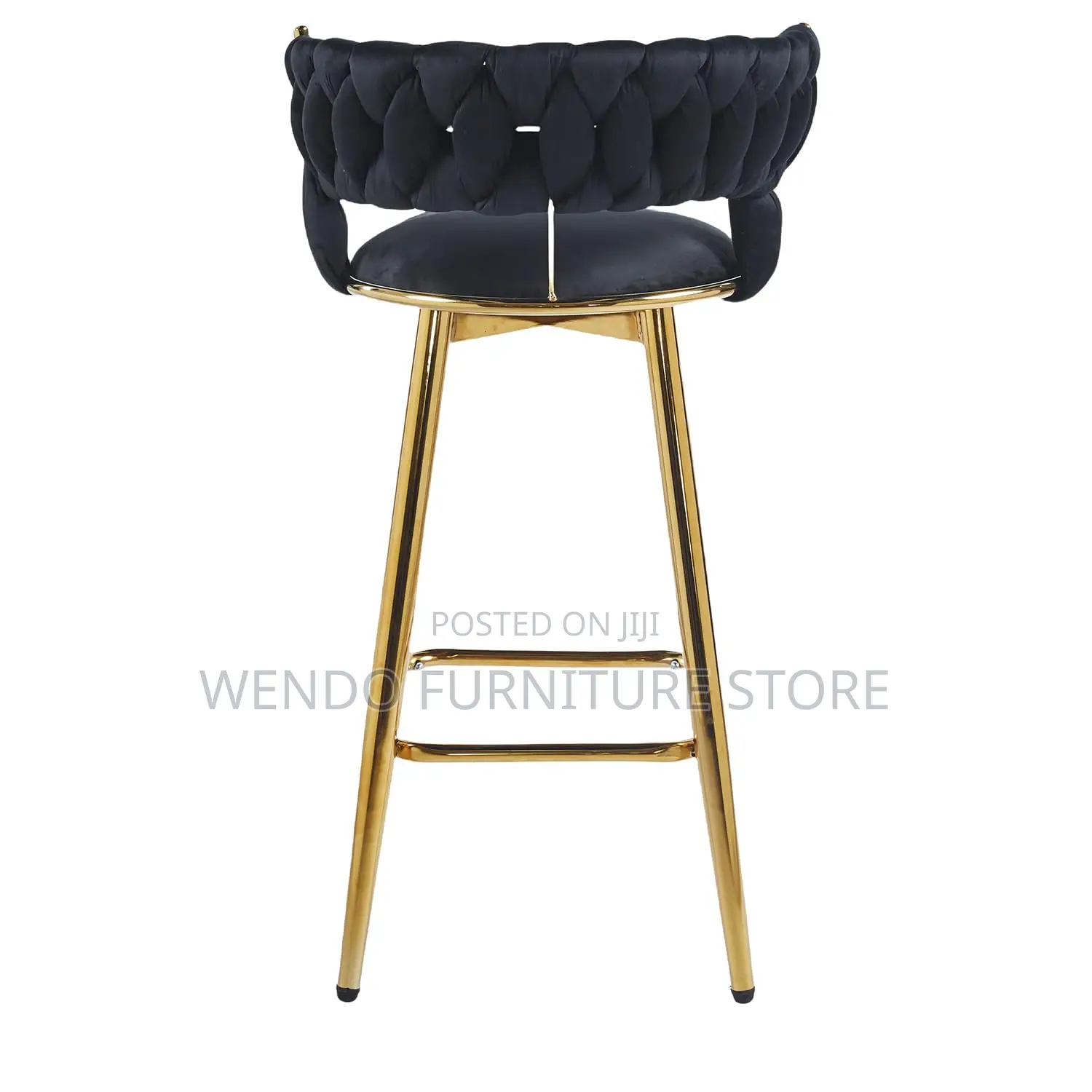 Barstools; Leather Home Office Brown Golden Barstools