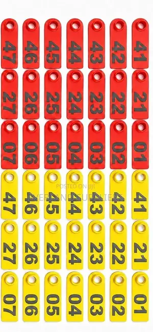 Quick-Check Livestock Slim Ear Tags - Numbered for Sheeps