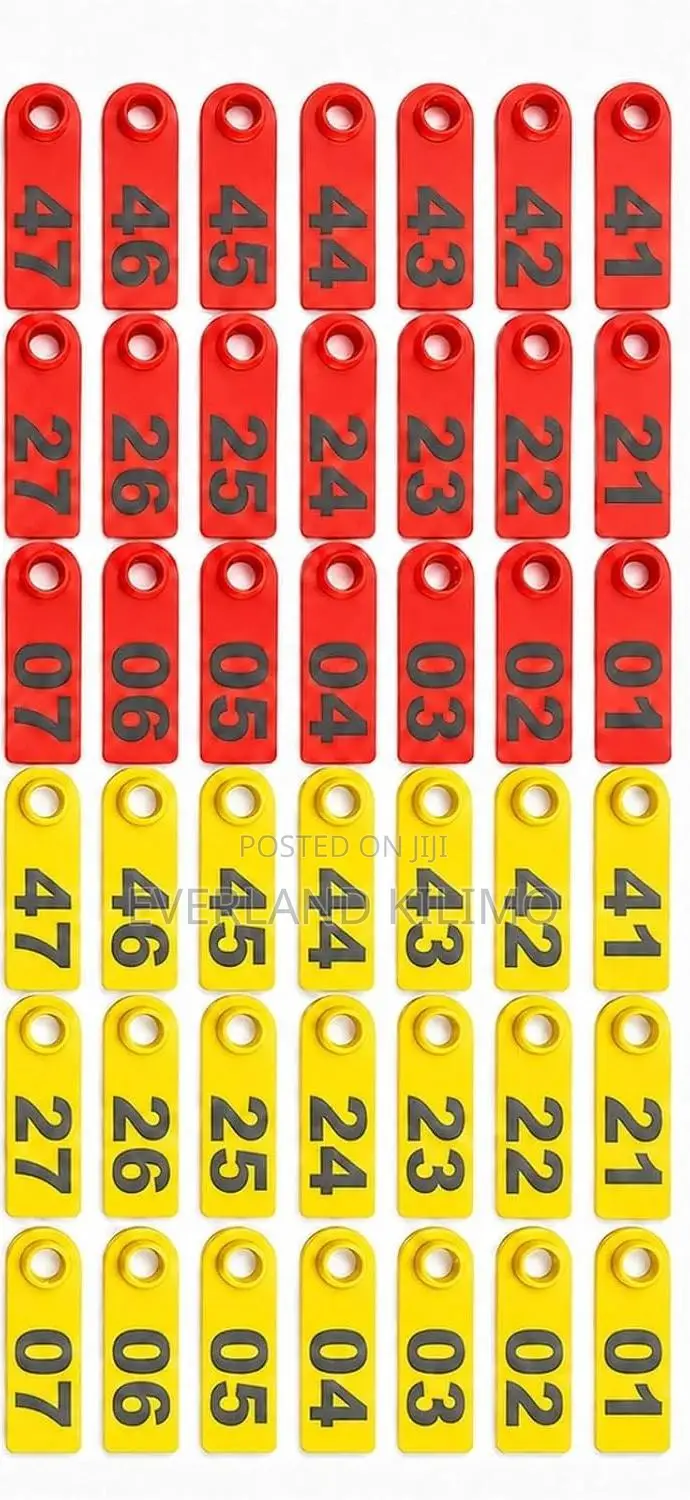 Quick-Check Livestock Slim Ear Tags - Numbered for Sheeps