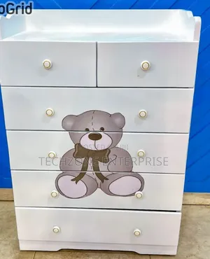 New Born Kids/Baby Chest of Drawers Cabinet, White ,,