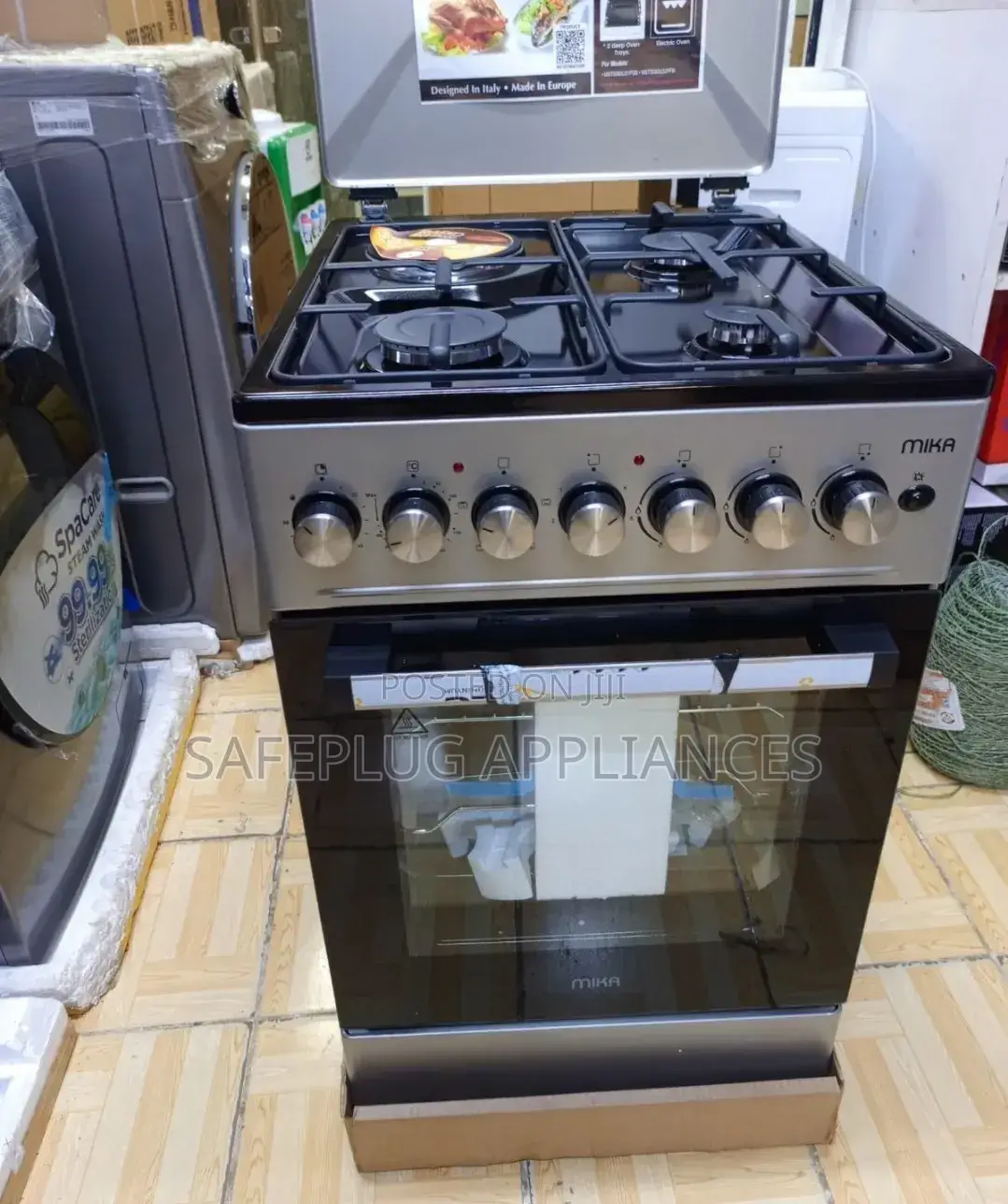 Mika Standing Cooker Electric Oven 3 +1