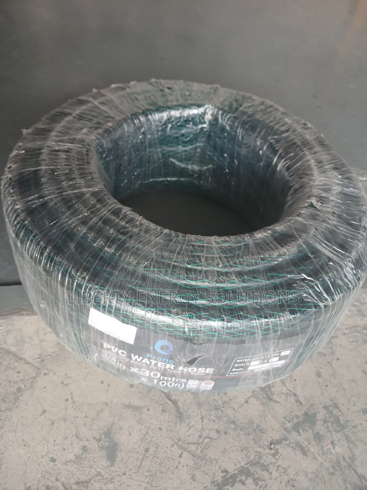 PVC Water Hose,3/4 in 30 Meters