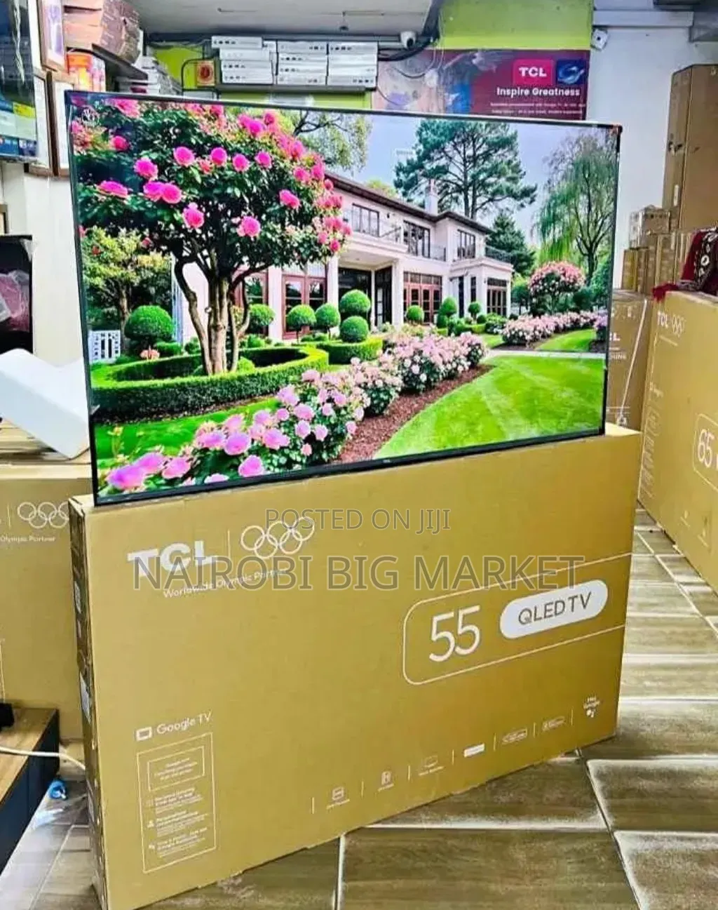 TCL 55 Inch Smart TV ( 13 Months Warranty)