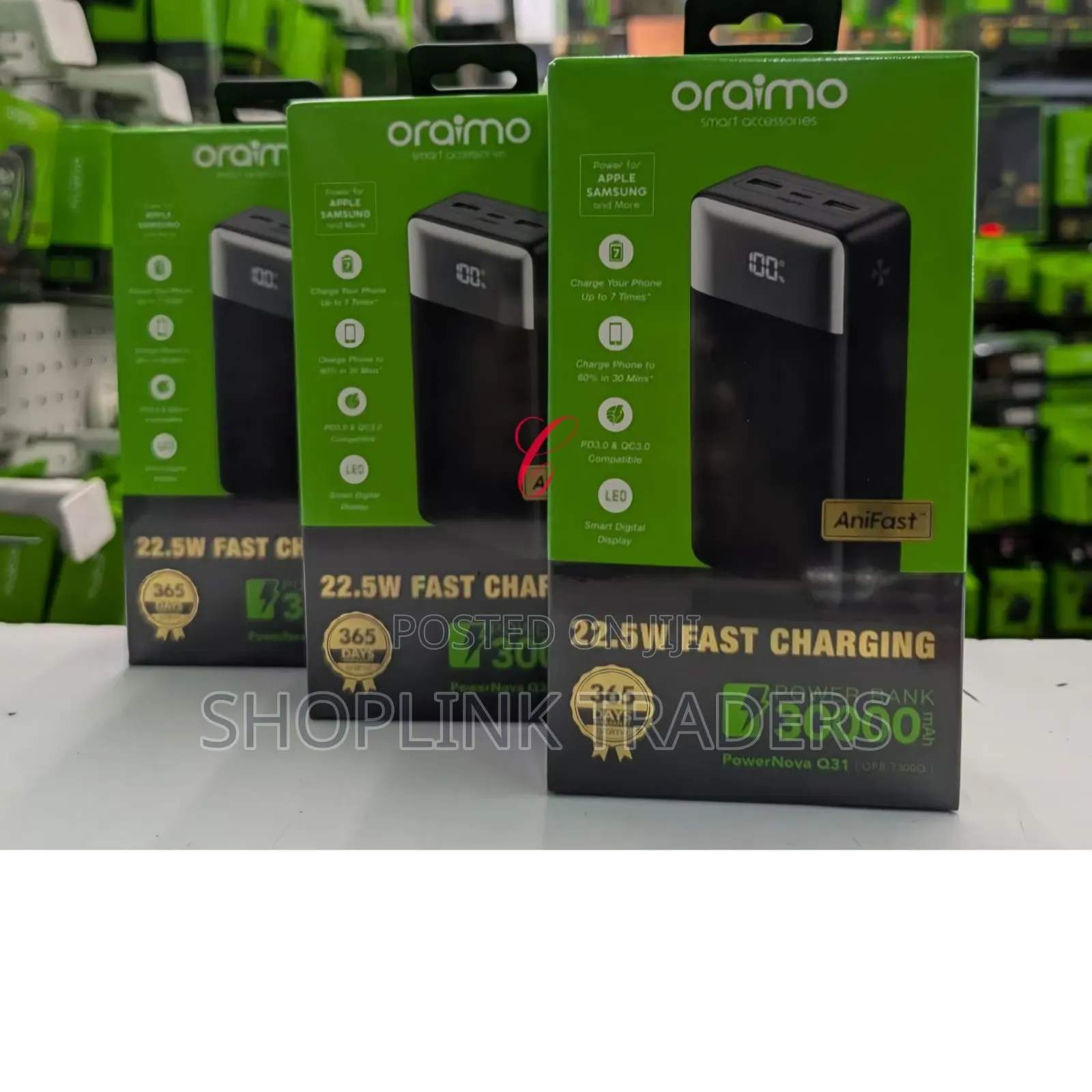 Power Bank 30,000amh Oraimo Power Bank..