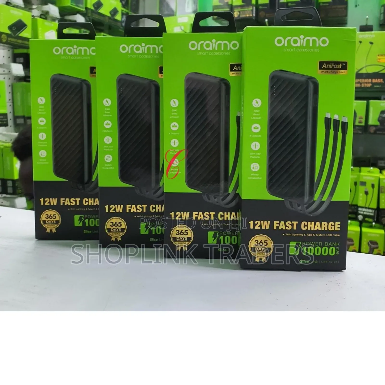 Power Bank 10,000amh  Power Bank With Cables