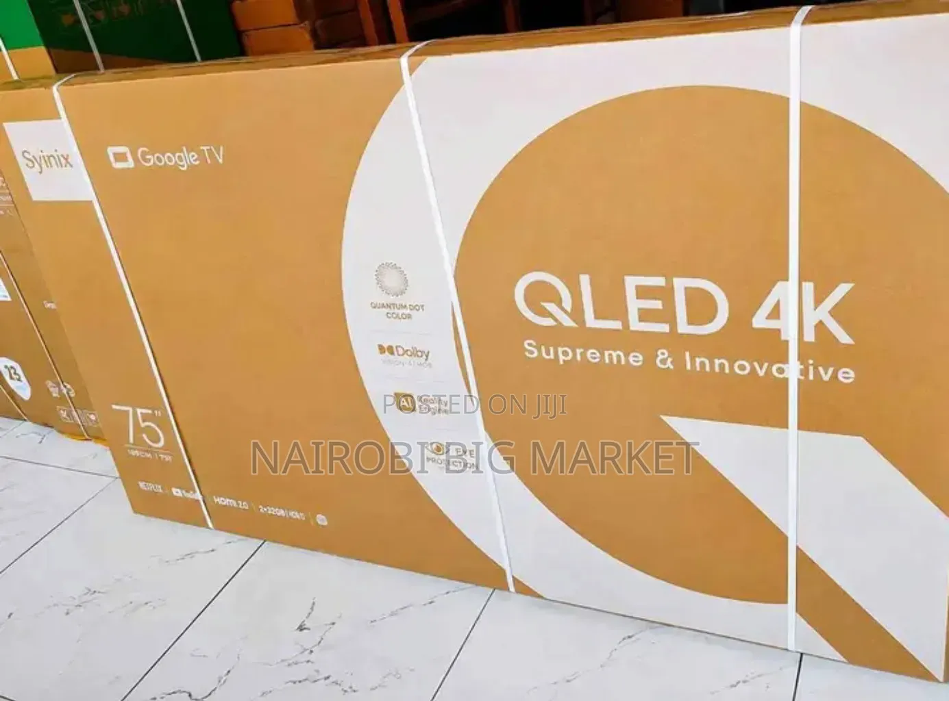 TCL 75 Inch Frameless Qled Television