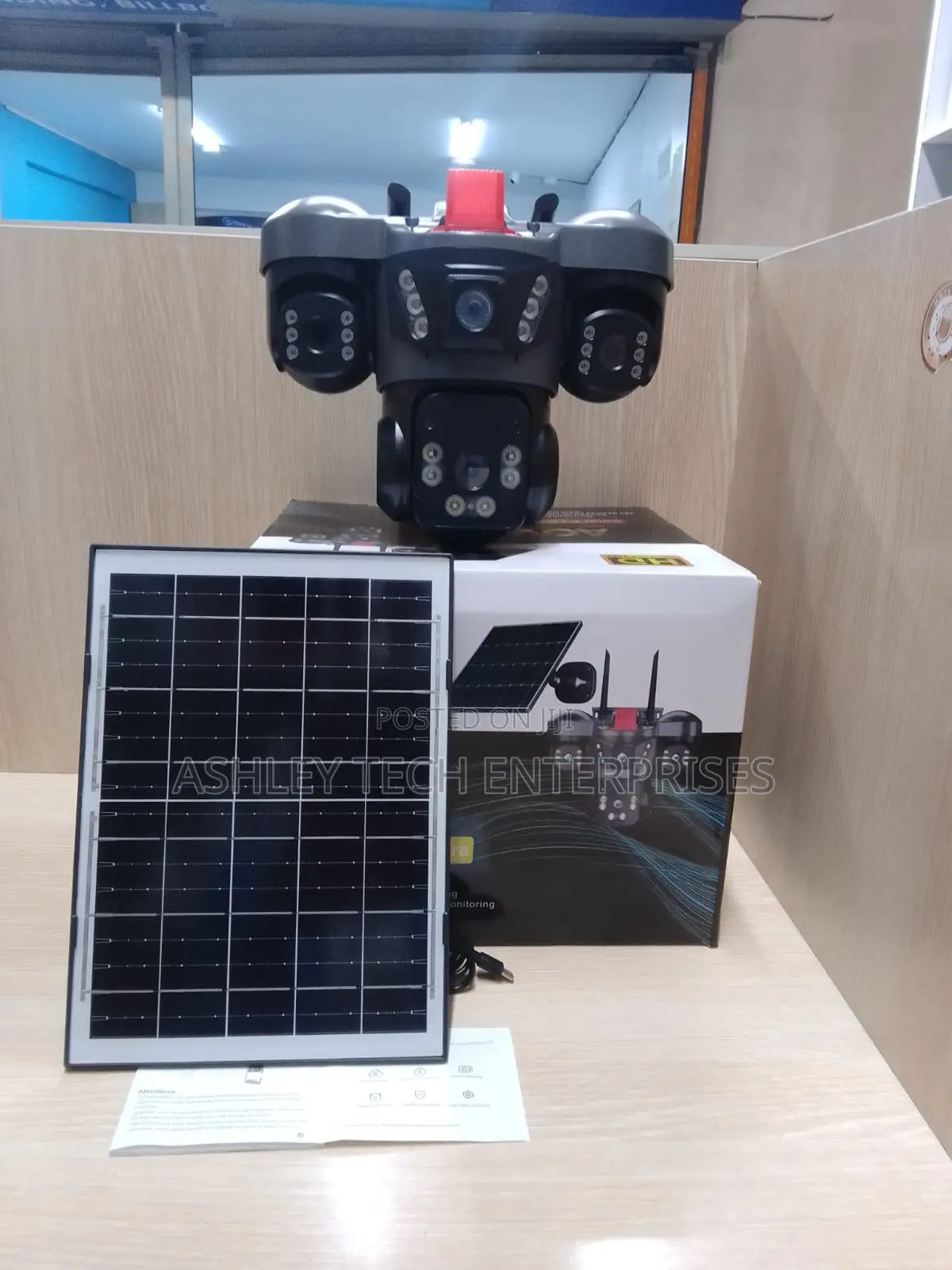 Advanced V380 Triple Lens Siren Camera – Smart CCTV Protection