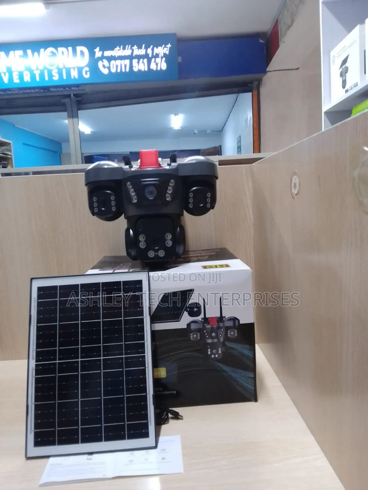 High Performance V380 Triple Lens With Alarm Siren