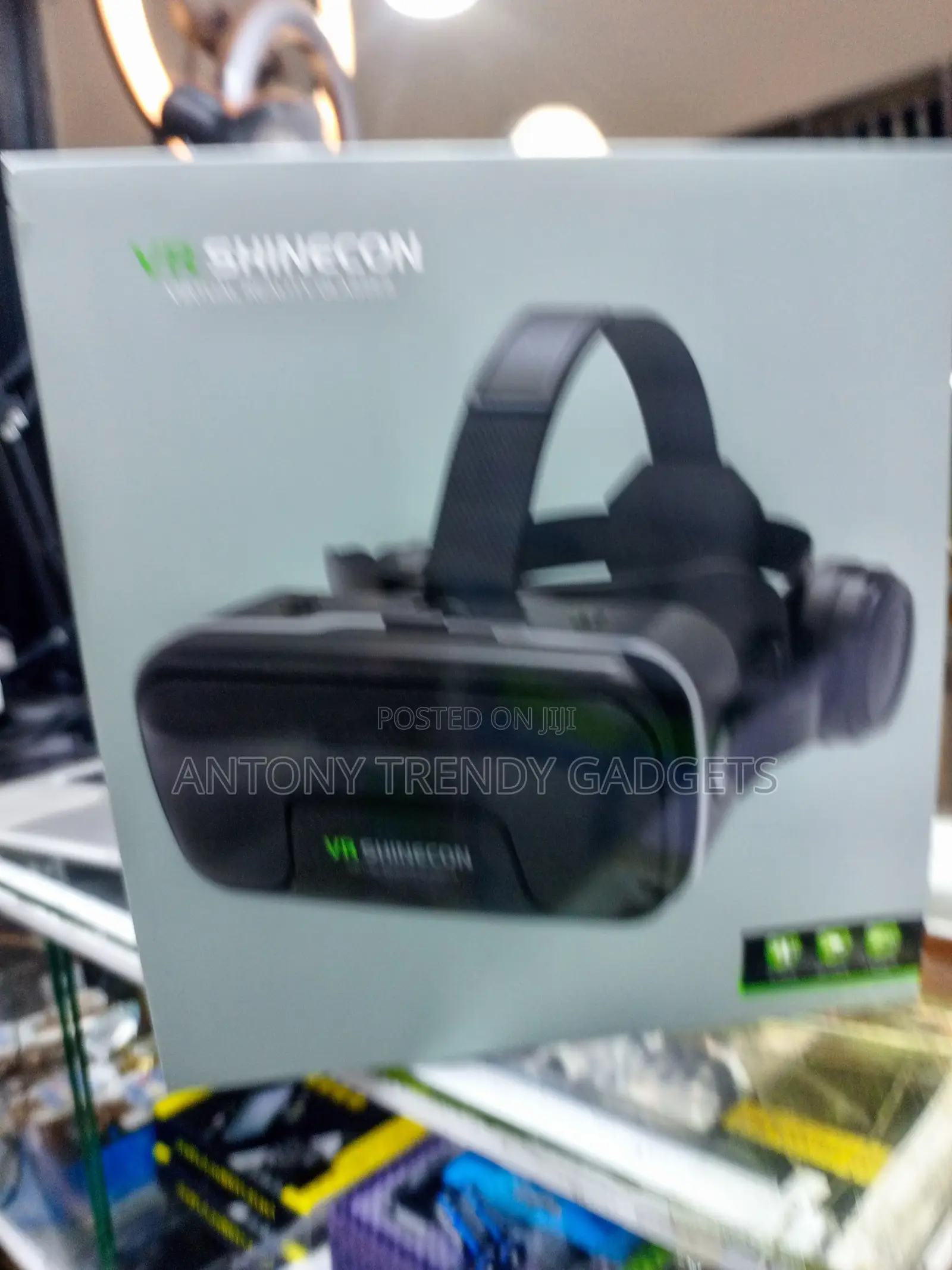 Shinecon VR Glasses Adjustable Head Strap for Android iOS Smartphones