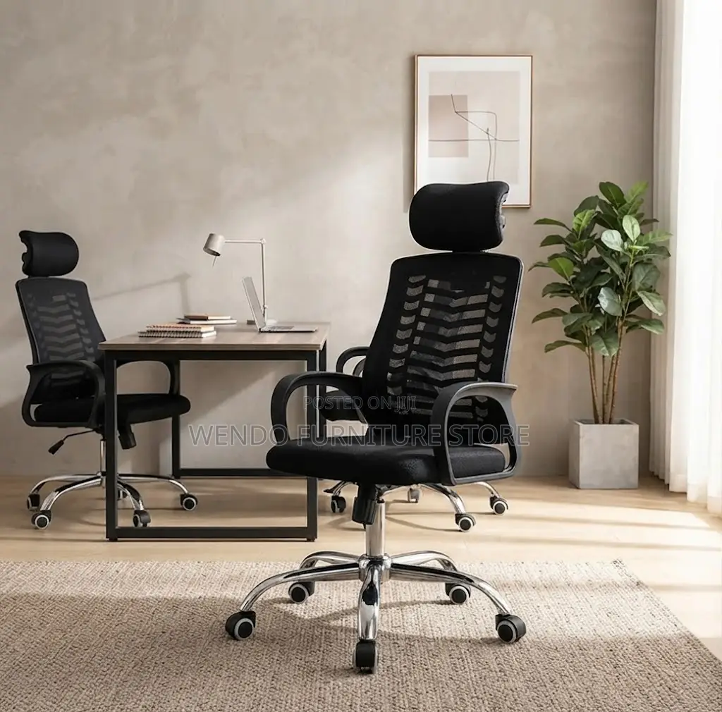 Office Chairs; Long Height Adjustable Headrest Office Swivel Chairs