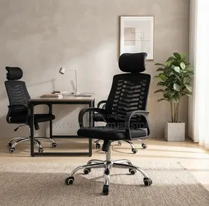 Office Chairs; Long Height Adjustable Headrest Office Swivel Chairs