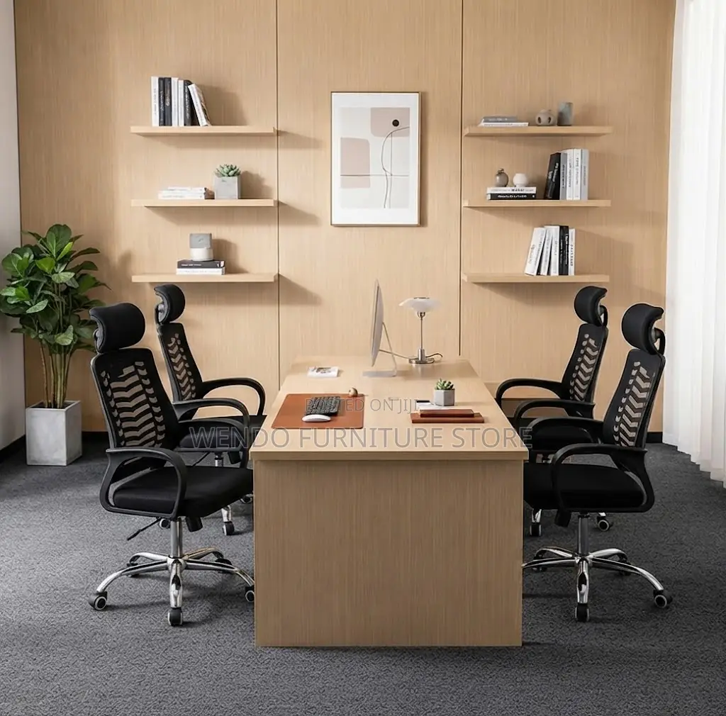 Office Chairs; Long Height Adjustable Headrest Office Swivel Chairs