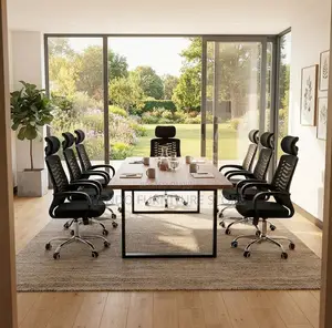 Office Chairs; Long Height Adjustable Headrest Office Swivel Chairs