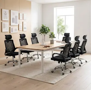 Office Chairs; Long Height Adjustable Headrest Office Swivel Chairs