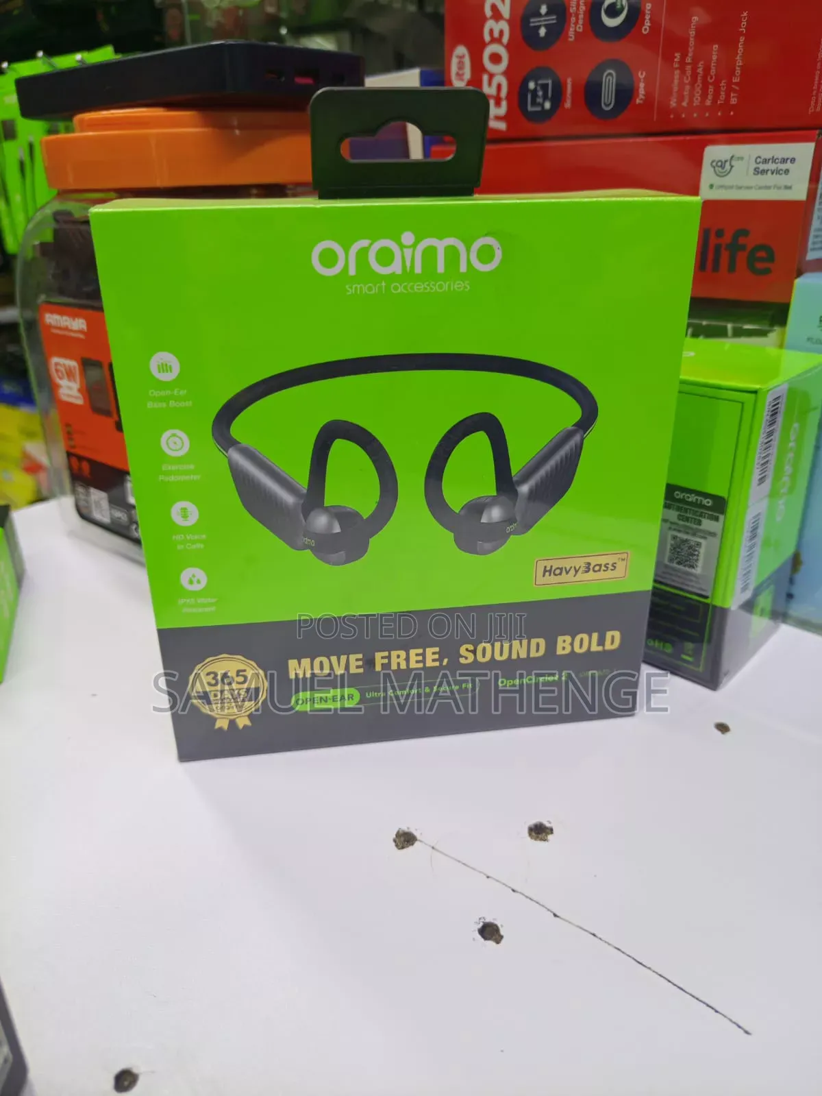 Oraimo OpenCirclet 2 Wireless Headphones – IPX5 Waterproof HD Calls
