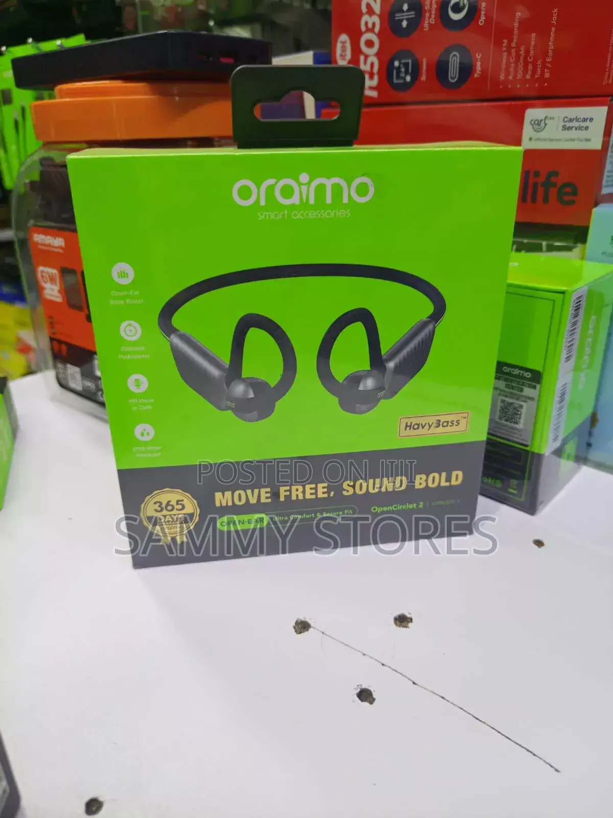 Oraimo OpenCirclet 2 Wireless Headphones – IPX5 Waterproof HD Calls