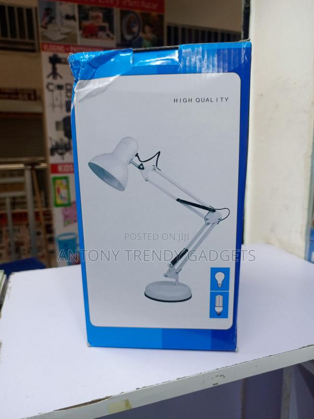 Adjustable Swing Arm Desk Lamp With Clamp and Stable Base
