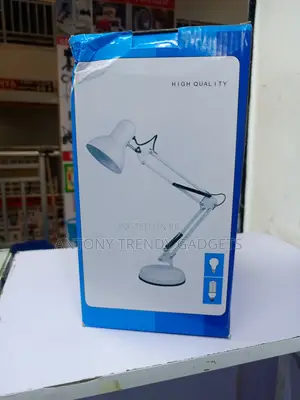 Adjustable Swing Arm Desk Lamp With Clamp and Stable Base