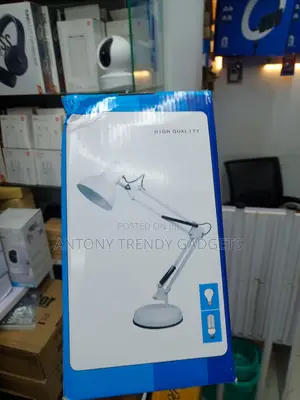 Flexible Architect Desk Lamp Dual Base Clamp Adjustable Arm