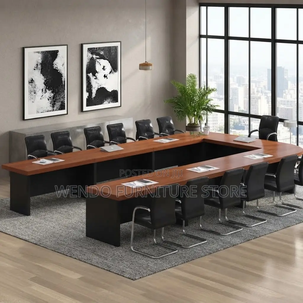 Boardroom Table; 6 Meters U Shaped Staff Members Boardroom Table