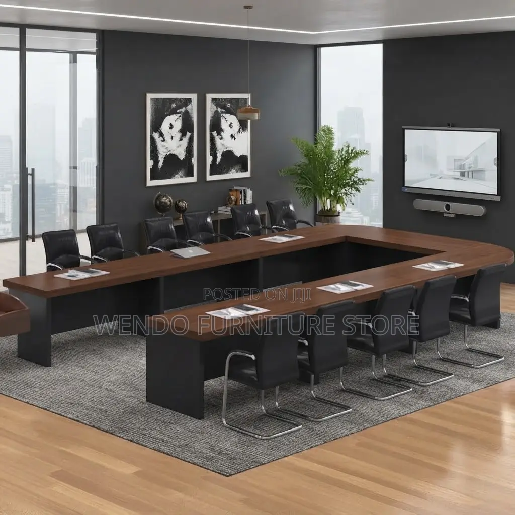 Boardroom Table; 6 Meters U Shaped Staff Members Boardroom Table