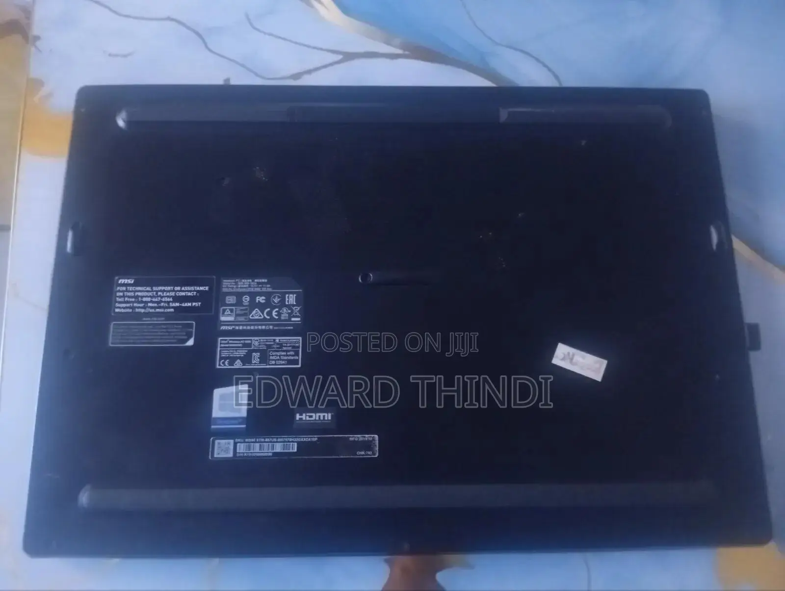 Laptop MSI GS65 Stealth Thin 8RF 32GB Intel Core i7 SSD 512GB
