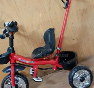 Red Tricycle With Handle