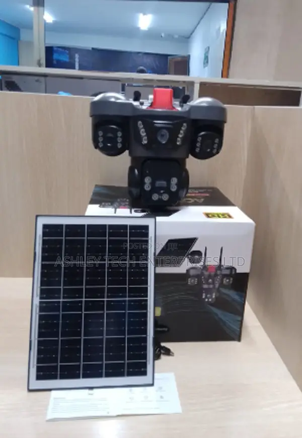 V380 3-Lens Smart Security Camera With Alarm