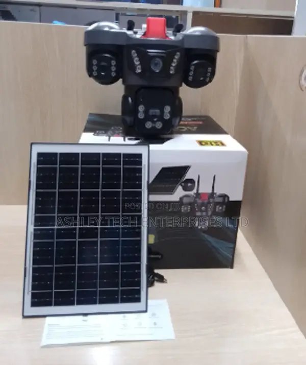 V380 3 Lens WiFi Security Camera With Siren