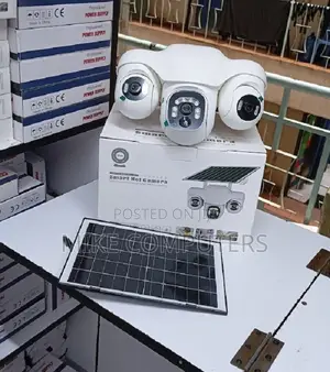 12mp 4g Triple Lens Solar CCTV Camera Ai