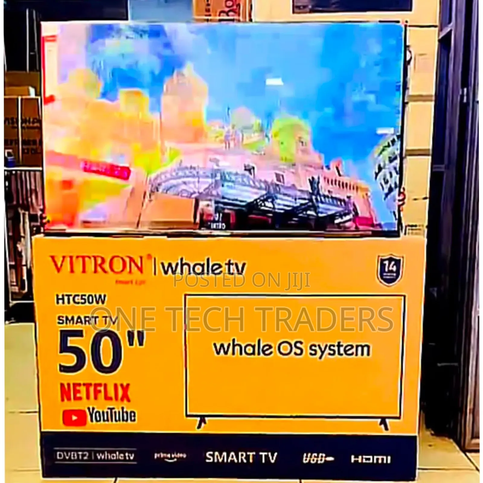 Vitron 50" Smart Whale TV – 50 Inch Smart TV