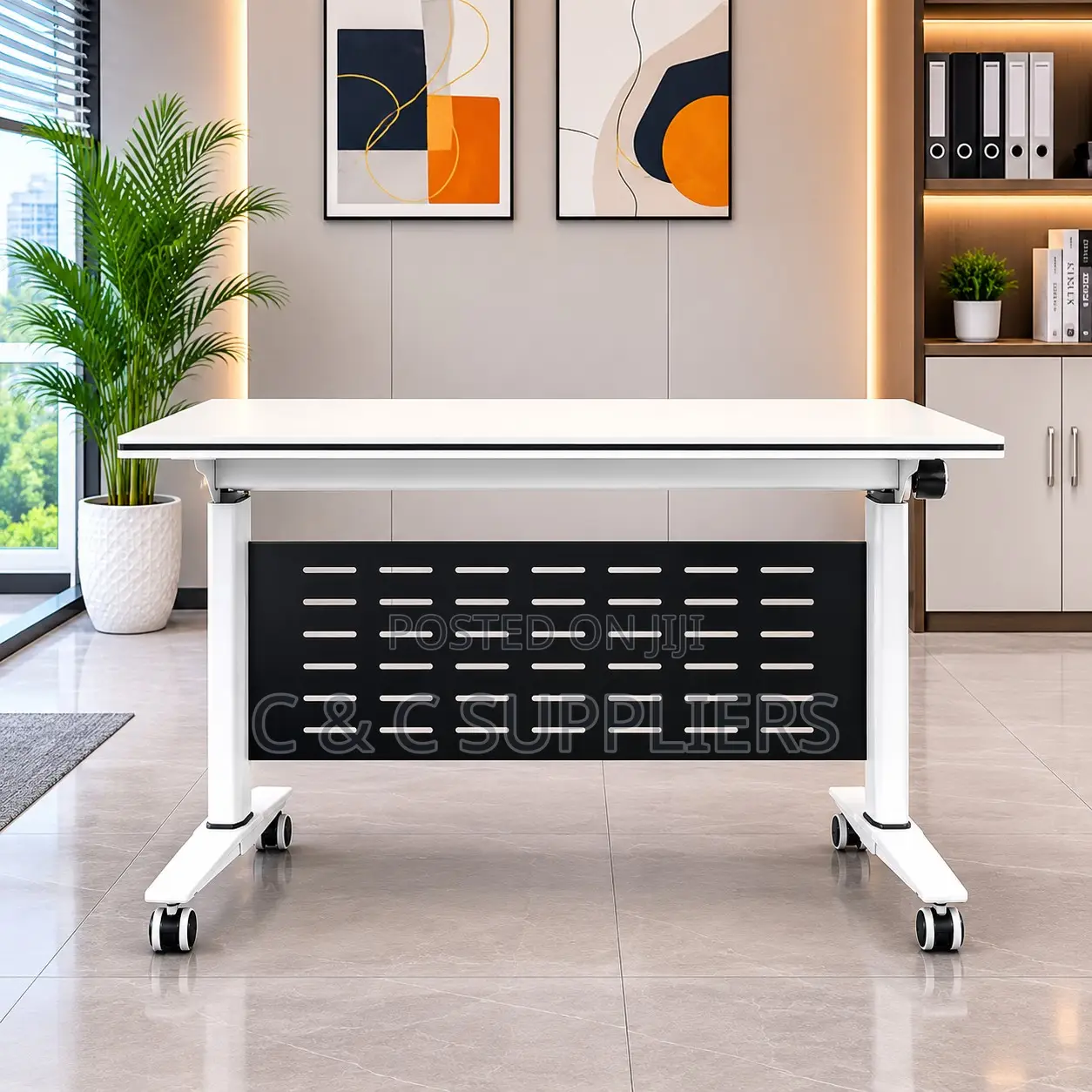Modern Mobile Folding Gaming Desk-120cm