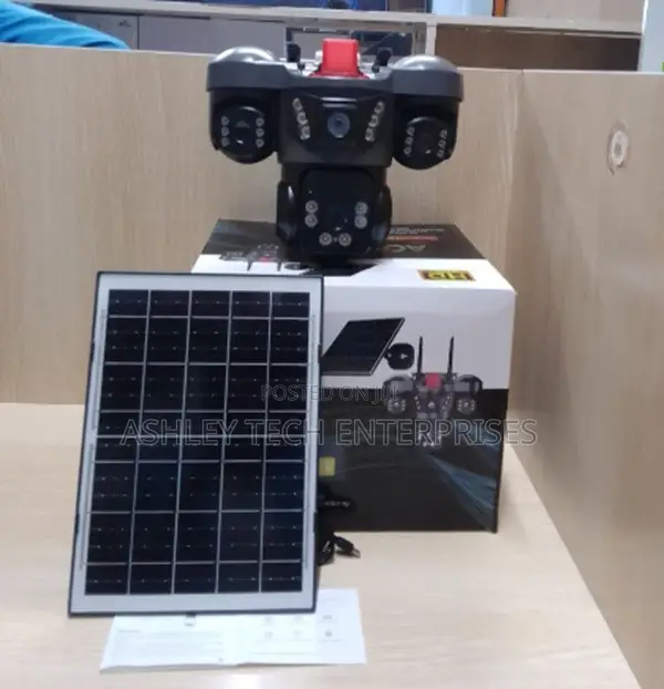 Deluxe V380 Triple Lens AI Camera With Alarm System
