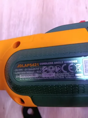 Cordless Angle Grinder 4.0 Ah 20 v Lithium Ion Batteries 115mm Disc