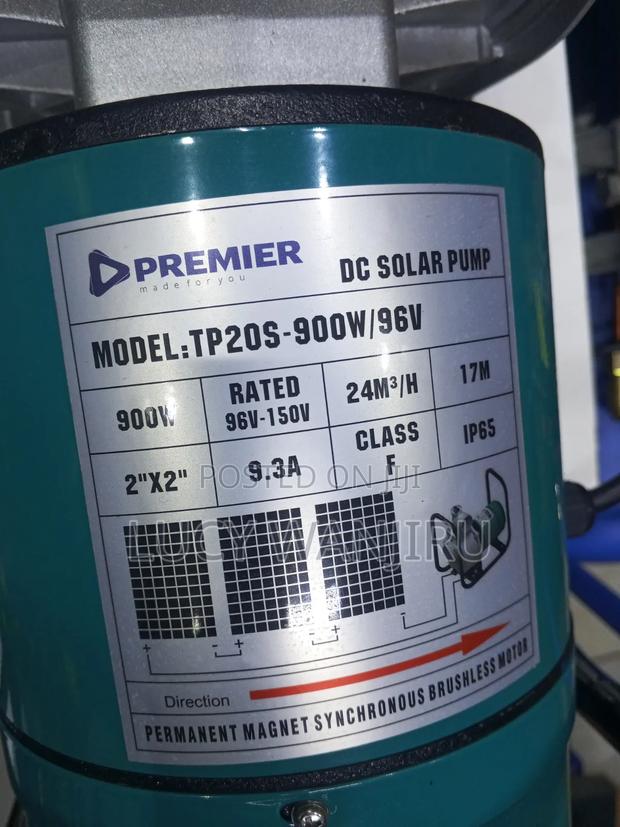 Premier DC Solar Pump 900w Pump - thumbnail 2