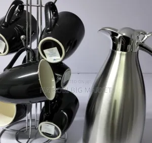 2l Flask With 6cups